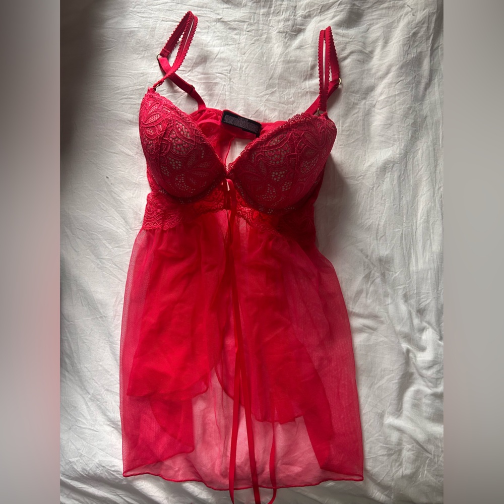 Victoria's Secret Scarlet Lace Lingerie